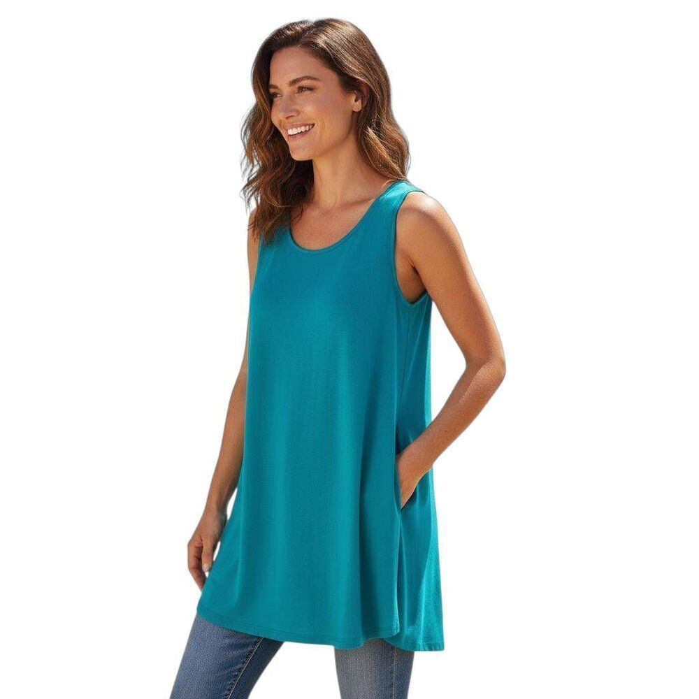 EMETLA TURQUOISE SWING DRESS SZ.M EUC.